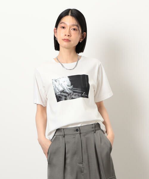 COMME CA ISM / コムサイズム カットソー | フォトプリントＴシャツ | 詳細5