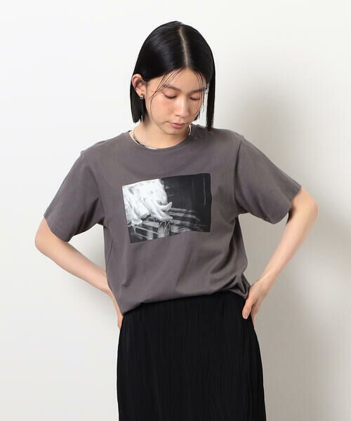 COMME CA ISM / コムサイズム カットソー | フォトプリントＴシャツ | 詳細14