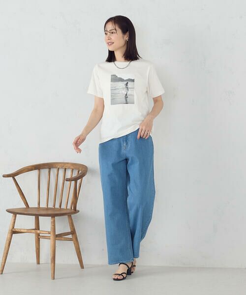 COMME CA ISM / コムサイズム カットソー | フォトプリントＴシャツ | 詳細16