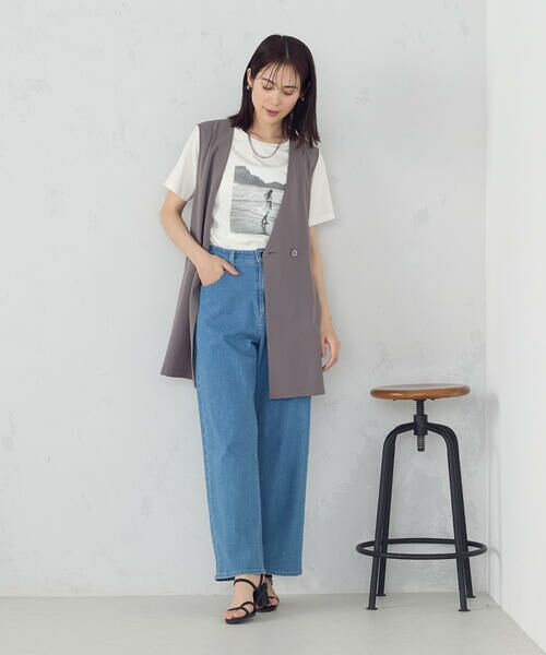 COMME CA ISM / コムサイズム カットソー | フォトプリントＴシャツ | 詳細17