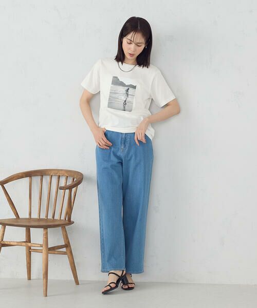 COMME CA ISM / コムサイズム カットソー | フォトプリントＴシャツ | 詳細19