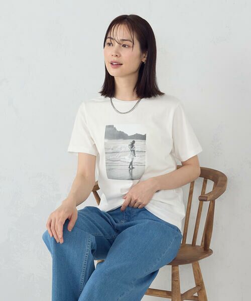 COMME CA ISM / コムサイズム カットソー | フォトプリントＴシャツ | 詳細24