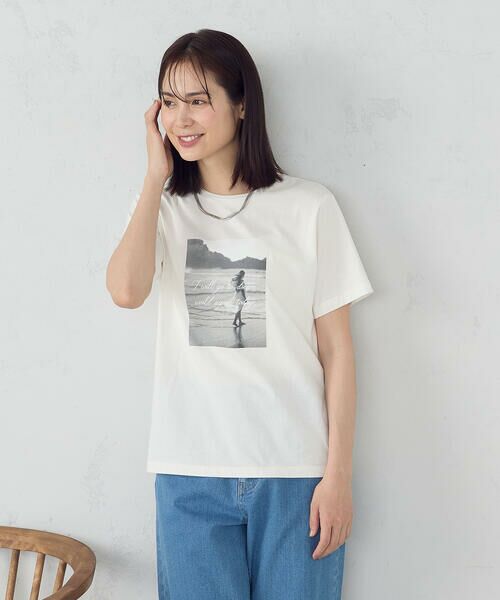 COMME CA ISM / コムサイズム カットソー | フォトプリントＴシャツ | 詳細26