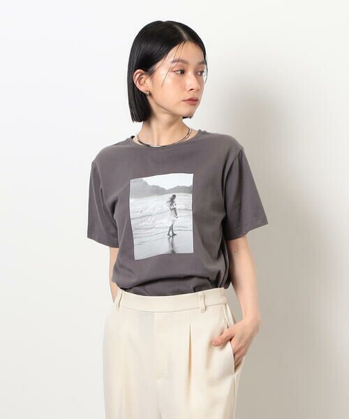 COMME CA ISM / コムサイズム カットソー | フォトプリントＴシャツ | 詳細29