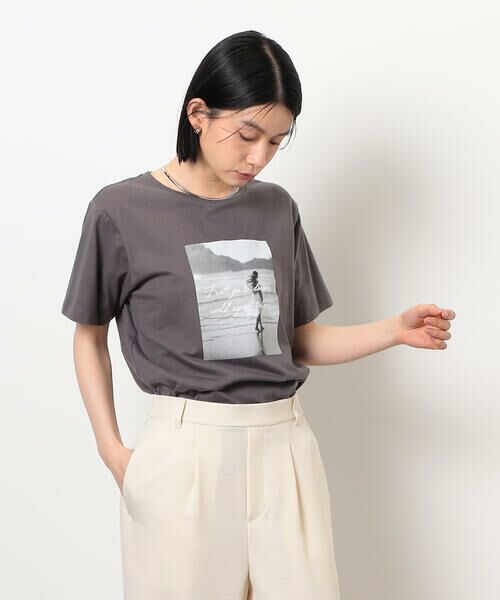 COMME CA ISM / コムサイズム カットソー | フォトプリントＴシャツ | 詳細30