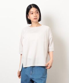 COMME CA ISM / コムサイズム カットソー | 【接触冷感・抗菌防臭】アシンメトリーＴシャツ