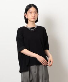COMME CA ISM / コムサイズム カットソー | 【接触冷感・抗菌防臭】アシンメトリーＴシャツ