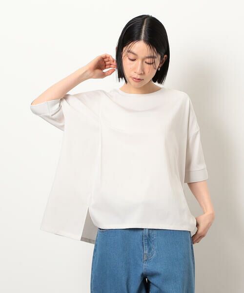 COMME CA ISM / コムサイズム カットソー | 【接触冷感・抗菌防臭】アシンメトリーＴシャツ | 詳細5