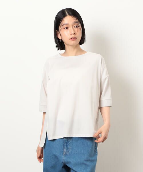 セール】 【接触冷感・抗菌防臭】アシンメトリーTシャツ
