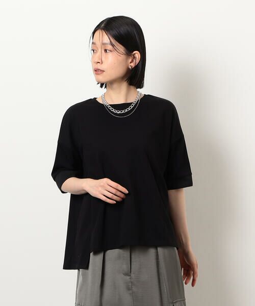 COMME CA ISM / コムサイズム カットソー | 【接触冷感・抗菌防臭】アシンメトリーＴシャツ | 詳細11