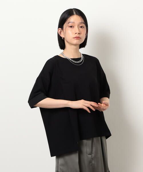 COMME CA ISM / コムサイズム カットソー | 【接触冷感・抗菌防臭】アシンメトリーＴシャツ | 詳細13