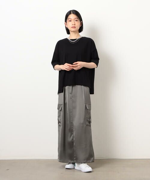 COMME CA ISM / コムサイズム カットソー | 【接触冷感・抗菌防臭】アシンメトリーＴシャツ | 詳細7