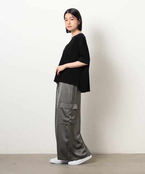 COMME CA ISM / コムサイズム カットソー | 【接触冷感・抗菌防臭】アシンメトリーＴシャツ | 詳細8