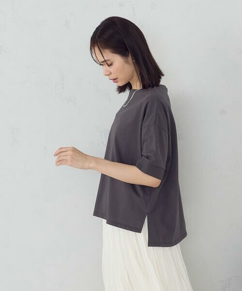 COMME CA ISM / コムサイズム カットソー | 【接触冷感・抗菌防臭】アシンメトリーＴシャツ | 詳細18