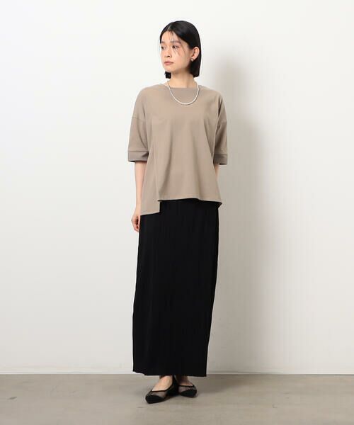 COMME CA ISM / コムサイズム カットソー | 【接触冷感・抗菌防臭】アシンメトリーＴシャツ | 詳細21