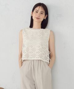 COMME CA ISM / コムサイズム ベスト | レース サマーベスト