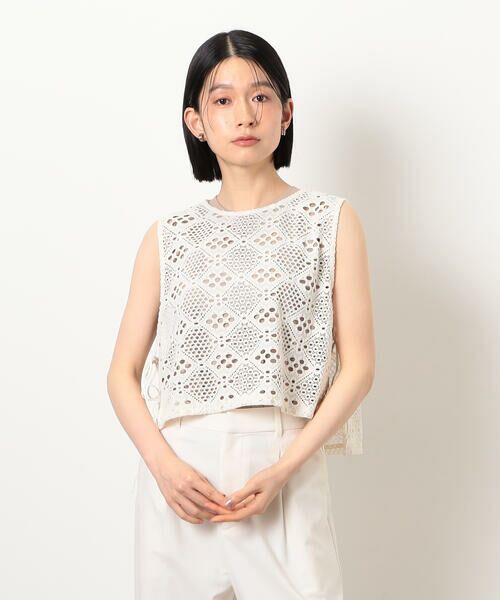 COMME CA ISM / コムサイズム ベスト | レース サマーベスト | 詳細10