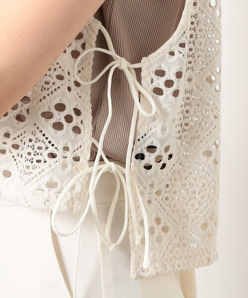 COMME CA ISM / コムサイズム ベスト | レース サマーベスト | 詳細20