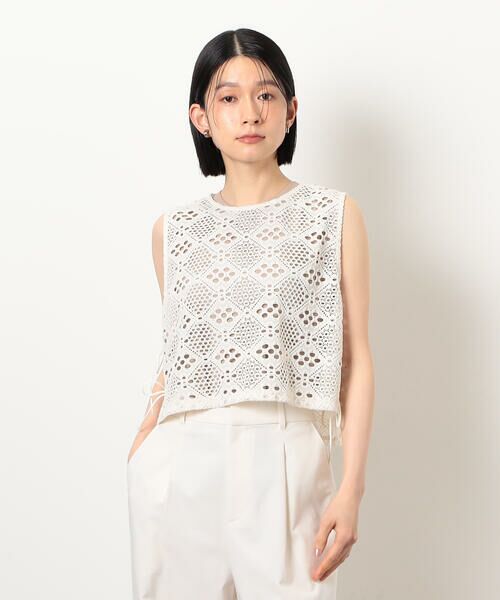 COMME CA ISM / コムサイズム ベスト | レース サマーベスト | 詳細6
