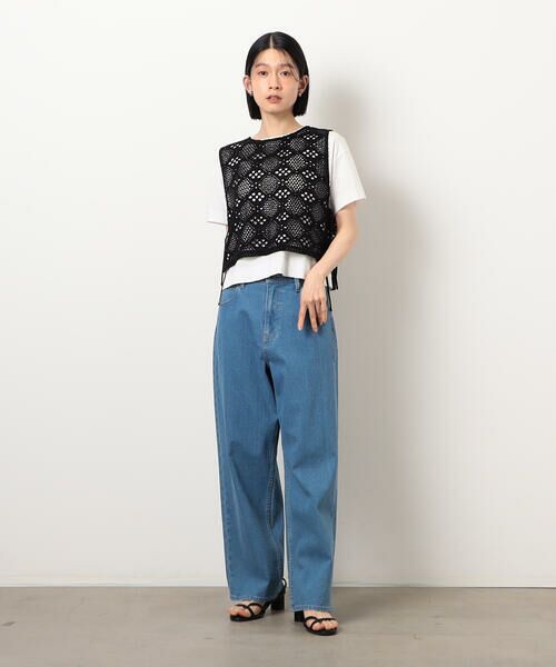 COMME CA ISM / コムサイズム ベスト | レース サマーベスト | 詳細22