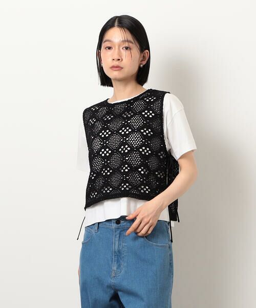 COMME CA ISM / コムサイズム ベスト | レース サマーベスト | 詳細27