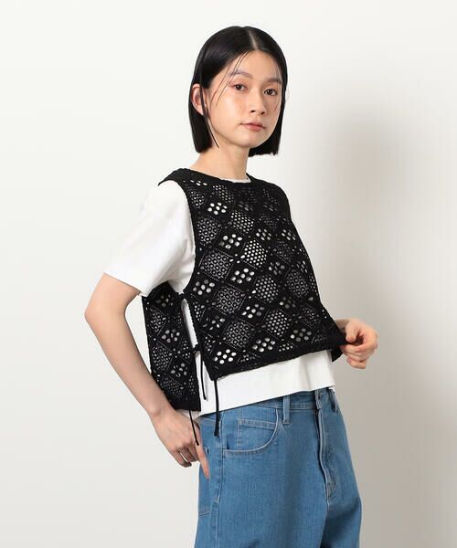COMME CA ISM / コムサイズム ベスト | レース サマーベスト | 詳細29