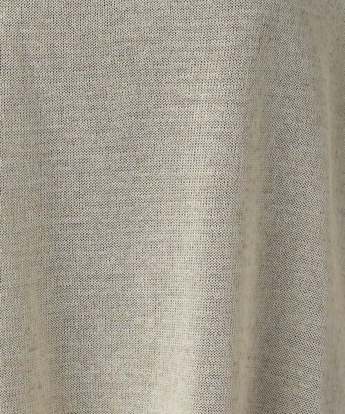 COMME CA ISM / コムサイズム ニット・セーター | リネン混 5分袖ニット | 詳細12