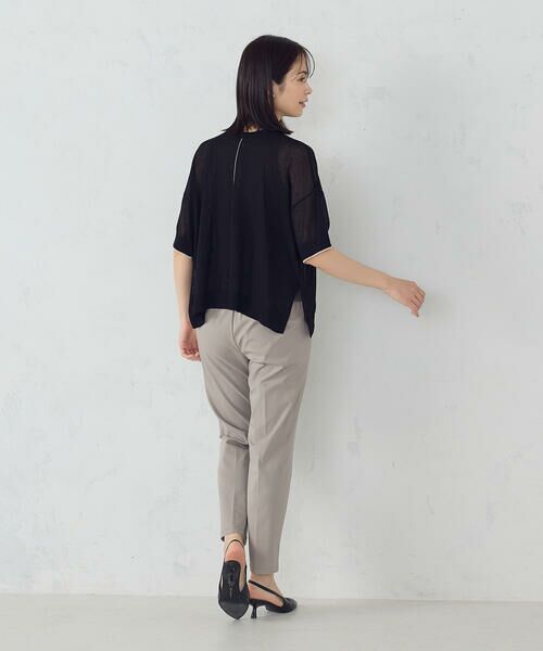 COMME CA ISM / コムサイズム ニット・セーター | 前後2WAY シアー配色ニットＴ | 詳細16