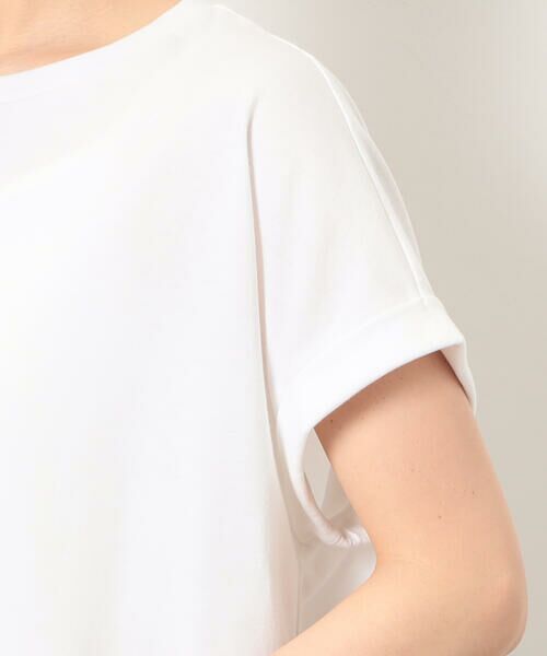 COMME CA ISM / コムサイズム カットソー | スタッズ 箔ライン付き プリントＴシャツ | 詳細12