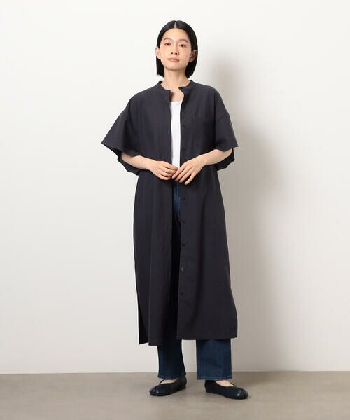 COMME CA ISM / コムサイズム ミニ丈・ひざ丈ワンピース | シャツワンピース | 詳細5