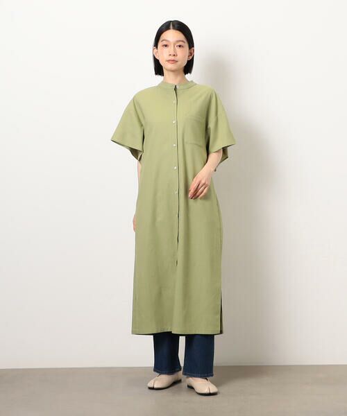 COMME CA ISM / コムサイズム ミニ丈・ひざ丈ワンピース | シャツワンピース | 詳細10