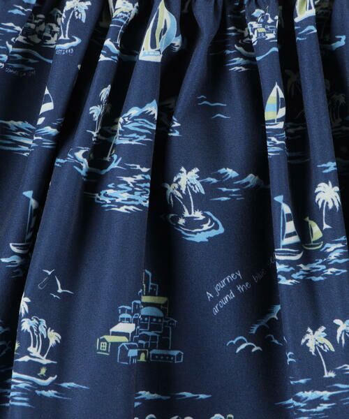 COMME CA ISM / コムサイズム チュニック | マリンアロハ柄 2WAYチュニック(ベビーサイズ) | 詳細9