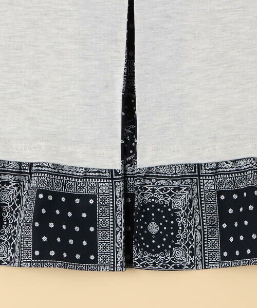 COMME CA ISM / コムサイズム ロング・マキシ丈ワンピース | バンダナプリント 切り替え2WAYワンピース(ベビーサイズ) | 詳細6