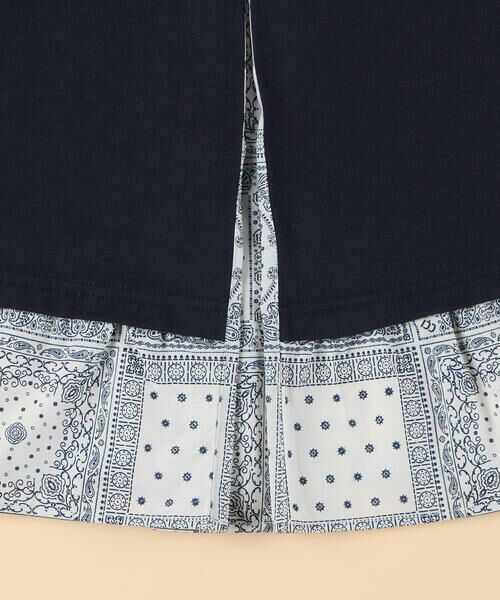 COMME CA ISM / コムサイズム ロング・マキシ丈ワンピース | バンダナプリント 切り替え2WAYワンピース(ベビーサイズ) | 詳細7