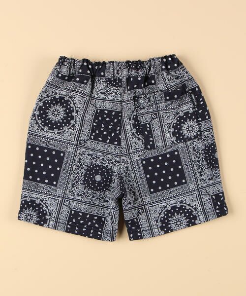 COMME CA ISM / コムサイズム ショート・ハーフ・半端丈パンツ | バンダナプリント ハーフパンツ(ベビーサイズ) | 詳細2