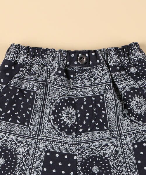 COMME CA ISM / コムサイズム ショート・ハーフ・半端丈パンツ | バンダナプリント ハーフパンツ(ベビーサイズ) | 詳細3