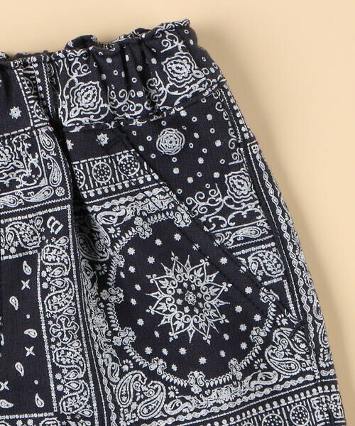 COMME CA ISM / コムサイズム ショート・ハーフ・半端丈パンツ | バンダナプリント ハーフパンツ(ベビーサイズ) | 詳細4