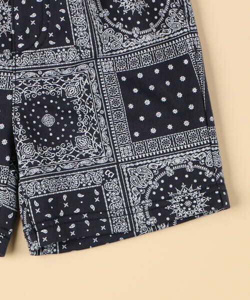 COMME CA ISM / コムサイズム ショート・ハーフ・半端丈パンツ | バンダナプリント ハーフパンツ(ベビーサイズ) | 詳細6