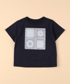 COMME CA ISM / コムサイズム Tシャツ | バンダナプリント Tシャツ(ベビーサイズ)