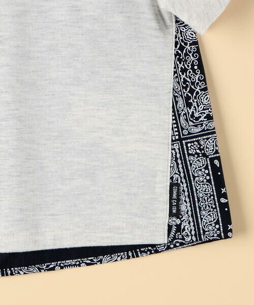 COMME CA ISM / コムサイズム Tシャツ | バンダナプリント 切り替え 2WAY Tシャツ(ベビーサイズ) | 詳細4