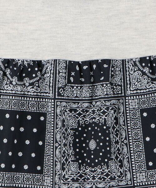 COMME CA ISM / コムサイズム Tシャツ | バンダナプリント 切り替え 2WAY Tシャツ(ベビーサイズ) | 詳細6