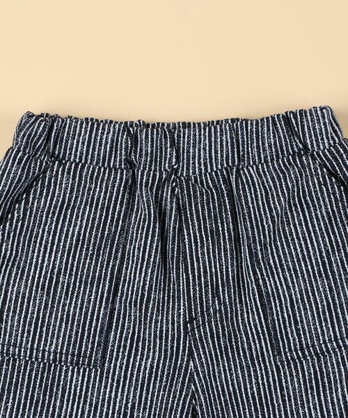 COMME CA ISM / コムサイズム ショート・ハーフ・半端丈パンツ | ヒッコリープリント ハーフパンツ(ベビーサイズ) | 詳細3