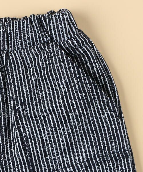 COMME CA ISM / コムサイズム ショート・ハーフ・半端丈パンツ | ヒッコリープリント ハーフパンツ(ベビーサイズ) | 詳細4