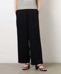 COMME CA ISM / コムサイズム その他パンツ | 【美しいベーシックパンツ】麻調ワイドパンツ