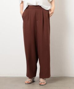 COMME CA ISM / コムサイズム その他パンツ | 【美しいベーシックパンツ】麻調ワイドパンツ