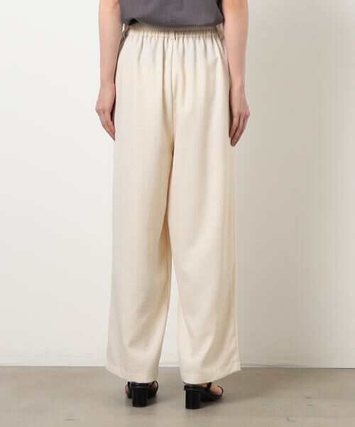 COMME CA ISM / コムサイズム その他パンツ | 【美しいベーシックパンツ】麻調ワイドパンツ | 詳細10