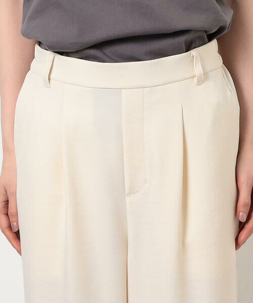 COMME CA ISM / コムサイズム その他パンツ | 【美しいベーシックパンツ】麻調ワイドパンツ | 詳細11