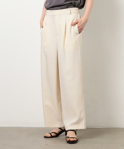 COMME CA ISM / コムサイズム その他パンツ | 【美しいベーシックパンツ】麻調ワイドパンツ | 詳細7
