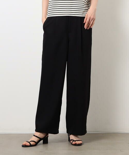 COMME CA ISM / コムサイズム その他パンツ | 【美しいベーシックパンツ】麻調ワイドパンツ | 詳細17
