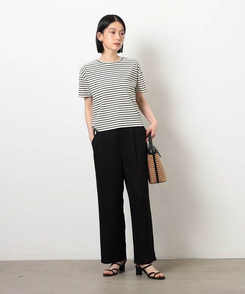 COMME CA ISM / コムサイズム その他パンツ | 【美しいベーシックパンツ】麻調ワイドパンツ | 詳細16